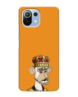 Чехол для Xiaomi Mi 11 Lite с картинкой «Золотая обезьяна Bored Ape»