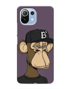 Чехол для Xiaomi Mi 11 Lite с картинкой «Bored Ape в кепке»
