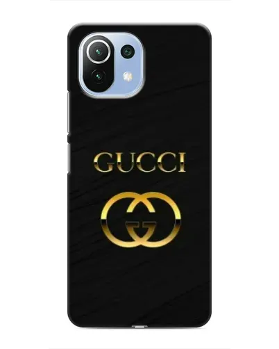 Чехол для Xiaomi Mi 11 Lite с картинкой «Золотой логотип Gucci» Чехол для Xiaomi Mi 11 Lite с картинкой «Золотой логотип Gucci»