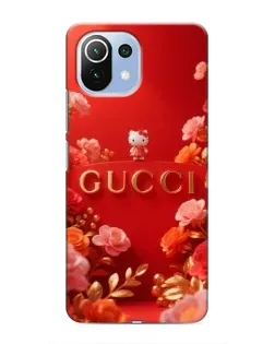 Чехол для Xiaomi Mi 11 Lite с картинкой «Gucci — золотой сад»