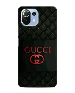 Чехол для Xiaomi Mi 11 Lite с картинкой «Gucci — стеганый черный»