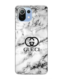 Чехол для Xiaomi Mi 11 Lite с картинкой «Gucci — мраморный шик»