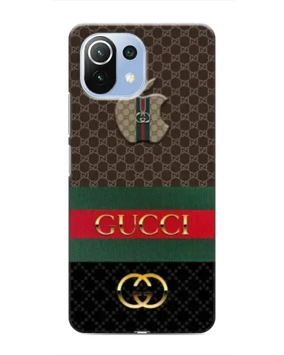 Чехол для Xiaomi Mi 11 Lite с картинкой «Gucci — брендированный десерт» Чехол для Xiaomi Mi 11 Lite с картинкой «Gucci — брендированный десерт»