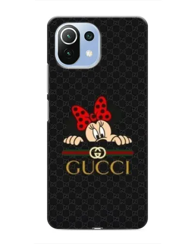 Чехол для Xiaomi Mi 11 Lite с картинкой «Минни Маус Gucci — черный» Чехол для Xiaomi Mi 11 Lite с картинкой «Минни Маус Gucci — черный»