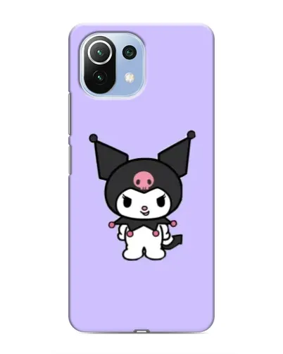 Чехол для Xiaomi Mi 11 Lite с картинкой «Kuromi — нежный фиолетовый»