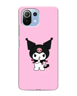 Чехол для Xiaomi Mi 11 Lite с картинкой «Kuromi — розовая нежность» Чехол для Xiaomi Mi 11 Lite с картинкой «Kuromi — розовая нежность»