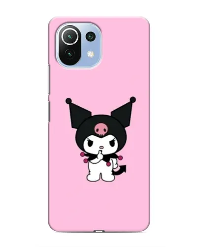 Чехол для Xiaomi Mi 11 Lite с картинкой «Kuromi — розовая нежность»