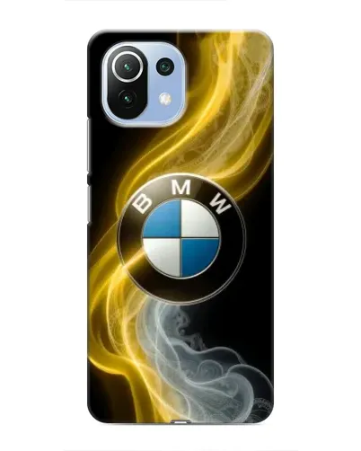 Чехол для Xiaomi Mi 11 Lite с картинкой «Золотистый дым BMW» Чехол для Xiaomi Mi 11 Lite с картинкой «Золотистый дым BMW»