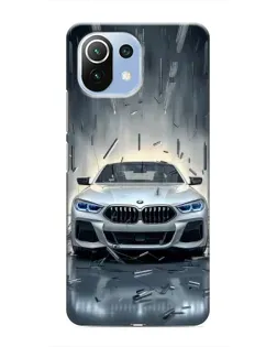 Чехол для Xiaomi Mi 11 Lite с картинкой «BMW в свете фар»