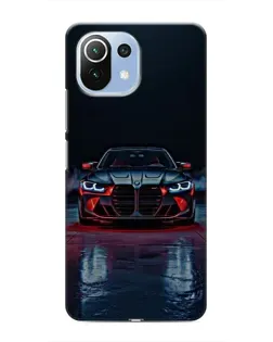 Чехол для Xiaomi Mi 11 Lite с картинкой «BMW на мокрой дороге»