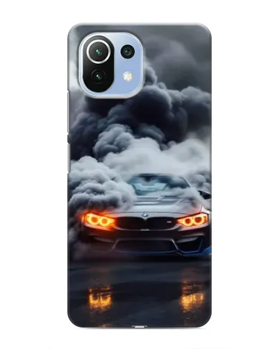 Чехол для Xiaomi Mi 11 Lite с картинкой «BMW в дыму» Чехол для Xiaomi Mi 11 Lite с картинкой «BMW в дыму»