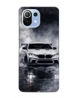 Чехол для Xiaomi Mi 11 Lite с картинкой «BMW сквозь туман»