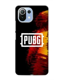 Чехол для Xiaomi Mi 11 Lite с картинкой «Яркий логотип PUBG»