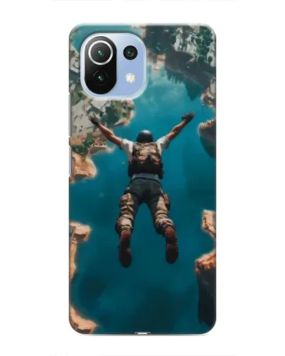 Чехол для Xiaomi Mi 11 Lite с картинкой «PUBG — свободное падение»