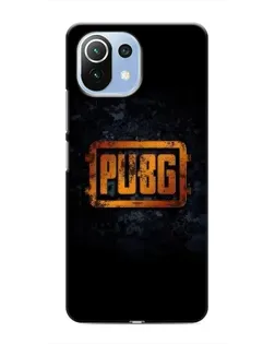 Чехол для Xiaomi Mi 11 Lite с картинкой «PUBG — золотой логотип»