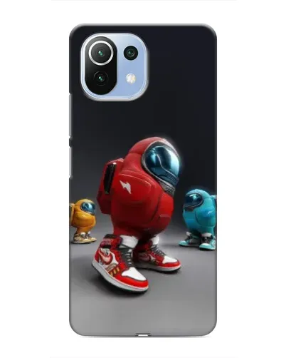 Чехол для Xiaomi Mi 11 Lite с картинкой «Among Us — 3D стиль»