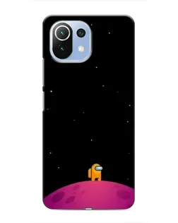 Чехол для Xiaomi Mi 11 Lite с картинкой «Одинокий герой на планете»