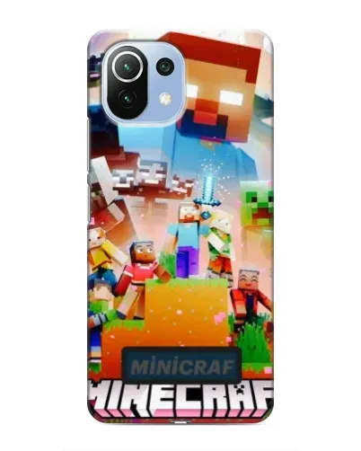 Чехол для Xiaomi Mi 11 Lite с картинкой «Minecraft герои игры» Чехол для Xiaomi Mi 11 Lite с картинкой «Minecraft герои игры»