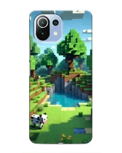Чехол для Xiaomi Mi 11 Lite с картинкой «Minecraft летний день»