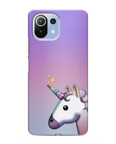 Чехол для Xiaomi Mi 11 Lite с картинкой «Единорог градиент»
