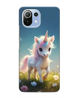 Чехол для Xiaomi Mi 11 Lite с картинкой «Единорог на поляне» Чехол для Xiaomi Mi 11 Lite с картинкой «Единорог на поляне»