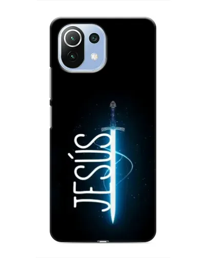 Чехол для Xiaomi Mi 11 Lite с картинкой «Меч Духа Jesus» Чехол для Xiaomi Mi 11 Lite с картинкой «Меч Духа Jesus»