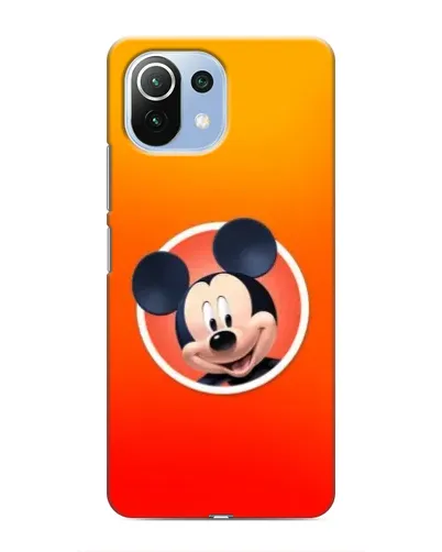 Чехол для Xiaomi Mi 11 Lite с картинкой «Mickey в круге»
