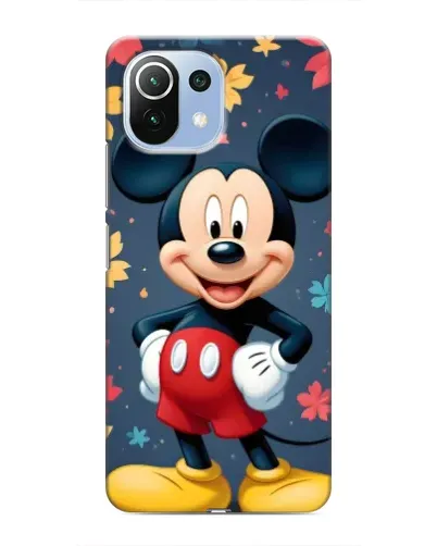 Чехол для Xiaomi Mi 11 Lite с картинкой «Осенний Mickey Mouse»