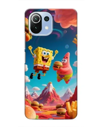 Чехол для Xiaomi Mi 11 Lite с картинкой «Космический фастфуд» Чехол для Xiaomi Mi 11 Lite с картинкой «Космический фастфуд»