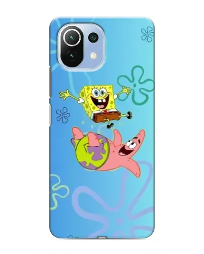 Чехол для Xiaomi Mi 11 Lite с картинкой «Спанч Боб и Патрик» Чехол для Xiaomi Mi 11 Lite с картинкой «Спанч Боб и Патрик»