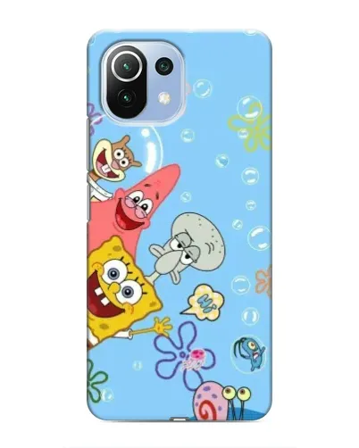 Чехол для Xiaomi Mi 11 Lite с картинкой «Веселые пузырьки» Чехол для Xiaomi Mi 11 Lite с картинкой «Веселые пузырьки»
