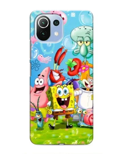 Чохол для Xiaomi Mi 11 Lite з картинкою «Губка Боб та друзі» Чохол для Xiaomi Mi 11 Lite з картинкою «Губка Боб та друзі»