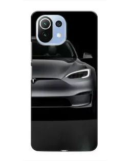 Чехол для Xiaomi Mi 11 Lite с картинкой «Tesla Model S Look»