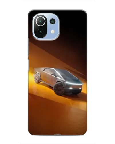 Чехол для Xiaomi Mi 11 Lite с картинкой «Cybertruck в пустыне»