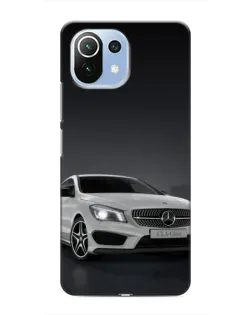 Чехол для Xiaomi Mi 11 Lite с картинкой «Mercedes AMG GT Silver»
