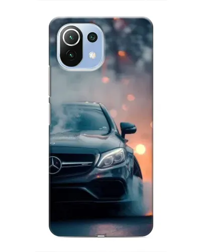 Чехол для Xiaomi Mi 11 Lite с картинкой «Mercedes — ночной город» Чехол для Xiaomi Mi 11 Lite с картинкой «Mercedes — ночной город»