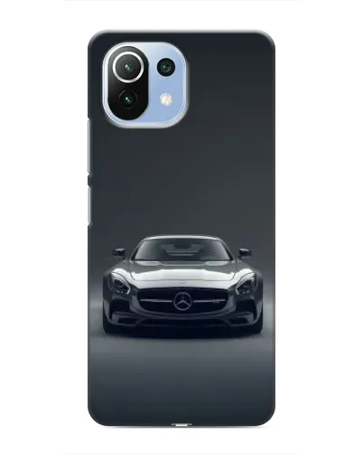 Чехол для Xiaomi Mi 11 Lite с картинкой «Mercedes на черном» Чехол для Xiaomi Mi 11 Lite с картинкой «Mercedes на черном»
