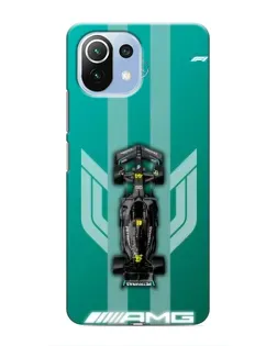 Чехол для Xiaomi Mi 11 Lite с картинкой «Mercedes AMG Petronas»