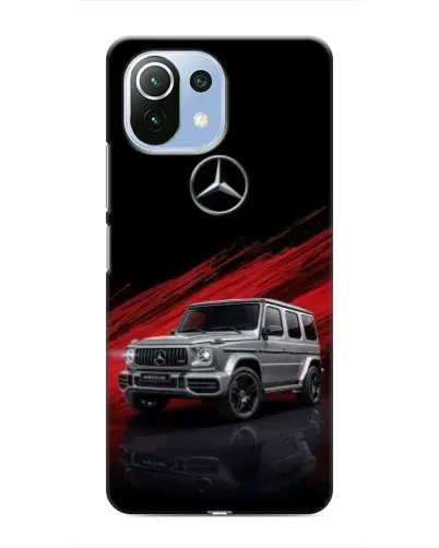 Чехол для Xiaomi Mi 11 Lite с картинкой «Mercedes G-Class красный» Чехол для Xiaomi Mi 11 Lite с картинкой «Mercedes G-Class красный»
