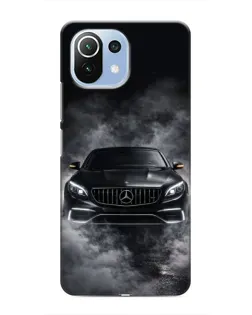 Чехол для Xiaomi Mi 11 Lite с картинкой «Mercedes в дыму»