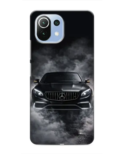 Чехол для Xiaomi Mi 11 Lite с картинкой «Mercedes в дыму» Чехол для Xiaomi Mi 11 Lite с картинкой «Mercedes в дыму»