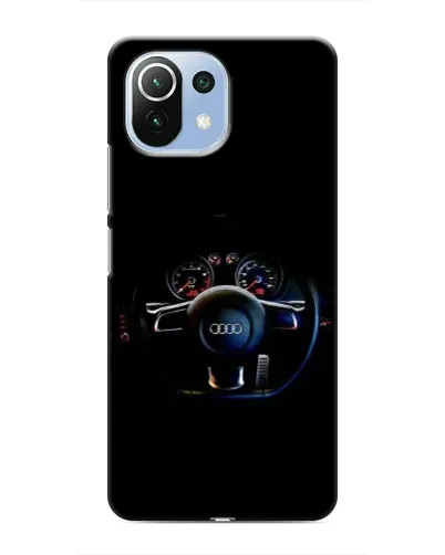 Чехол для Xiaomi Mi 11 Lite с картинкой «Салон Audi — руль» Чехол для Xiaomi Mi 11 Lite с картинкой «Салон Audi — руль»