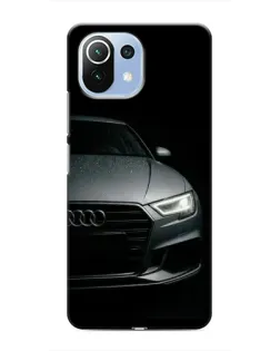 Чехол для Xiaomi Mi 11 Lite с картинкой «Audi — детализация кузова»