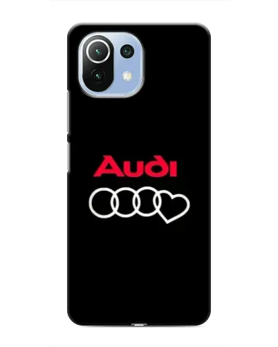 Чехол для Xiaomi Mi 11 Lite с картинкой «Логотип Audi Heart» Чехол для Xiaomi Mi 11 Lite с картинкой «Логотип Audi Heart»