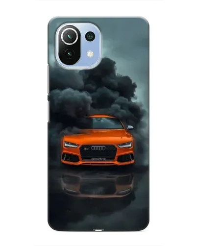 Чехол для Xiaomi Mi 11 Lite с картинкой «Audi в облаках дыма» Чехол для Xiaomi Mi 11 Lite с картинкой «Audi в облаках дыма»
