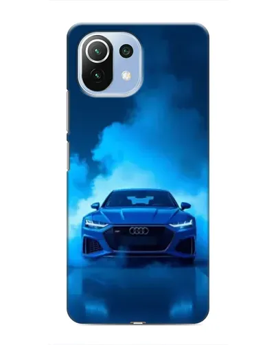 Чехол для Xiaomi Mi 11 Lite с картинкой «Audi — голубая энергия» Чехол для Xiaomi Mi 11 Lite с картинкой «Audi — голубая энергия»