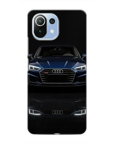 Чехол для Xiaomi Mi 11 Lite с картинкой «Audi — ночное отражение» Чехол для Xiaomi Mi 11 Lite с картинкой «Audi — ночное отражение»