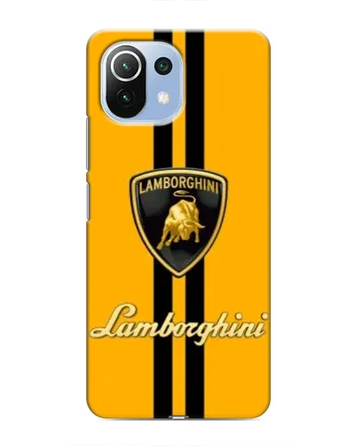 Чехол для Xiaomi Mi 11 Lite с картинкой «Lamborghini Stripe желтый» Чехол для Xiaomi Mi 11 Lite с картинкой «Lamborghini Stripe желтый»
