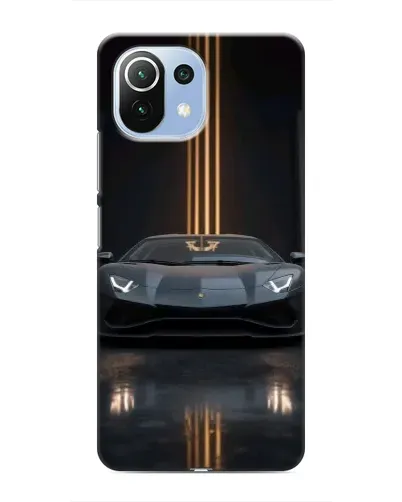 Чехол для Xiaomi Mi 11 Lite с картинкой «Lamborghini золотые линии» Чехол для Xiaomi Mi 11 Lite с картинкой «Lamborghini золотые линии»