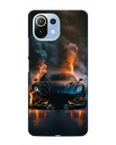 Чехол для Xiaomi Mi 11 Lite с картинкой «Lamborghini дымная эстетика» Чехол для Xiaomi Mi 11 Lite с картинкой «Lamborghini дымная эстетика»